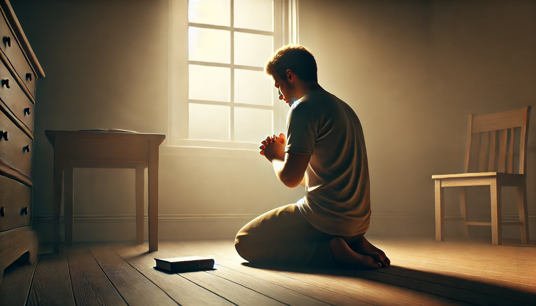 Why do Christians pray on their knees?
