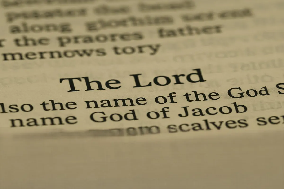Did you know that God's name appears more than 6,000 times in the Bible?