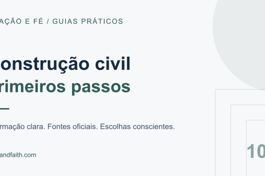 Construção civil: organize os primeiros estudos antes da obra