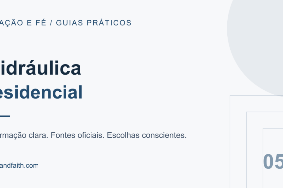 Encanador residencial: como iniciar os estudos de hidráulica