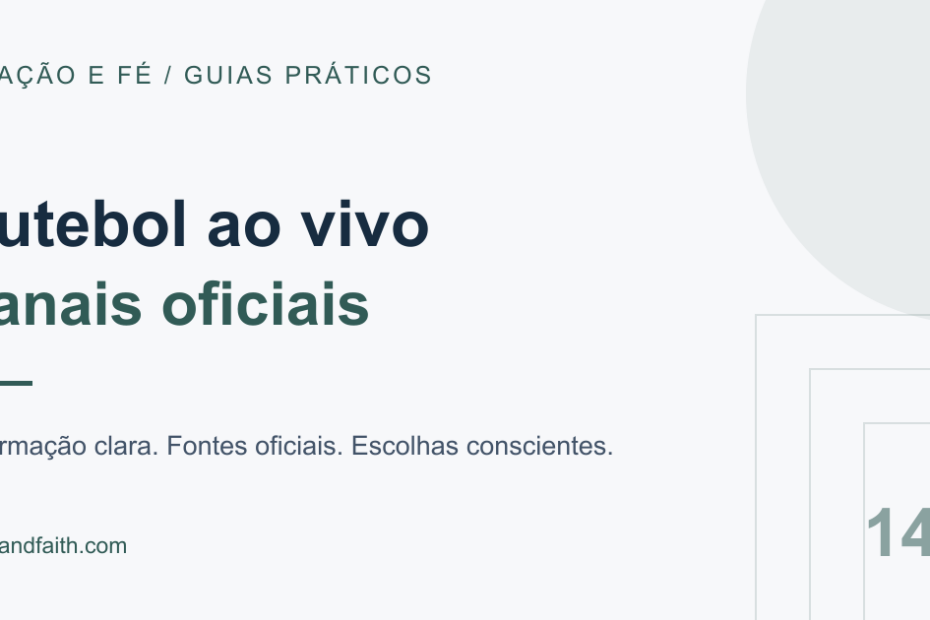 Futebol ao vivo no celular: encontre a transmissão oficial