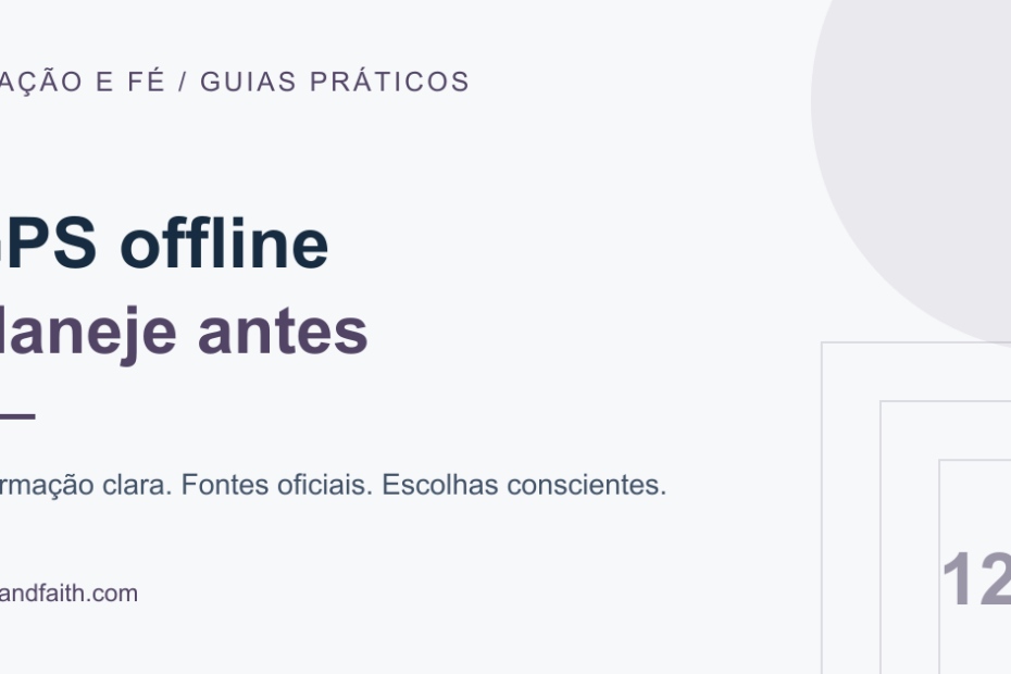 GPS offline: prepare os mapas antes de ficar sem conexão