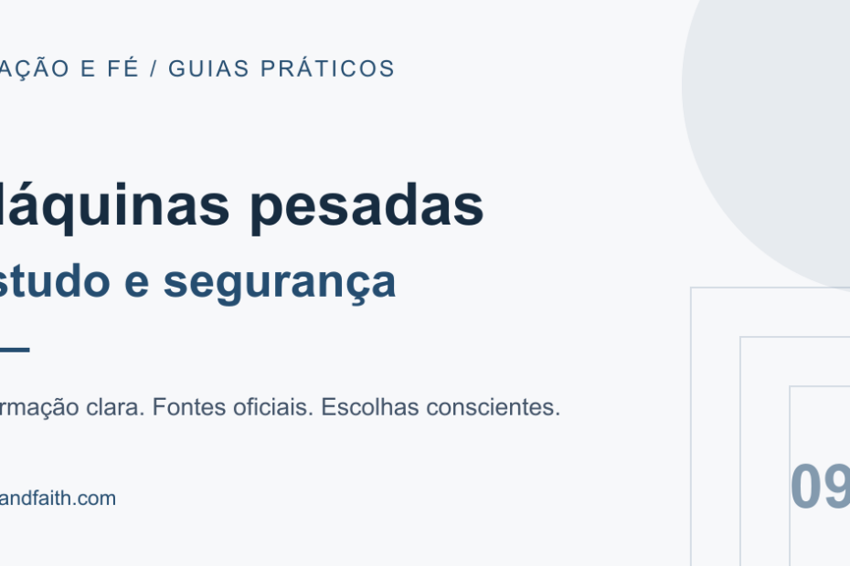Máquinas pesadas: comece pelos fundamentos de segurança